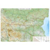 КАРТА БЪЛГАРИЯ СТЕННА ФИЗИЧЕСКА 70/100