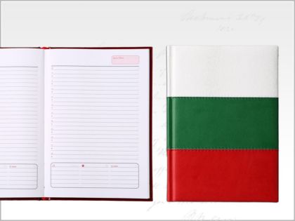 Календар бележник АК А5 България термо кожа 2025