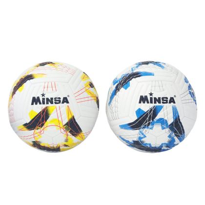 Топка футбол кожа MINSA 0025 TPE 720025