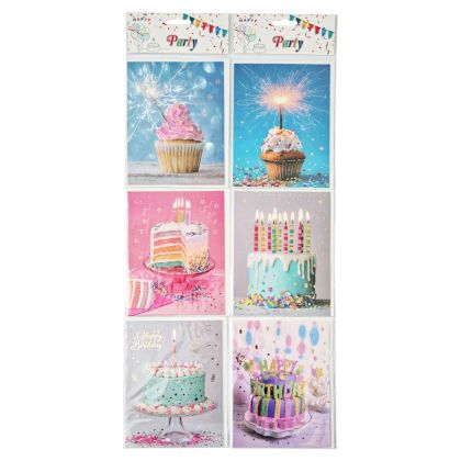 Картички с плик Happy Birthday 125/160 мм