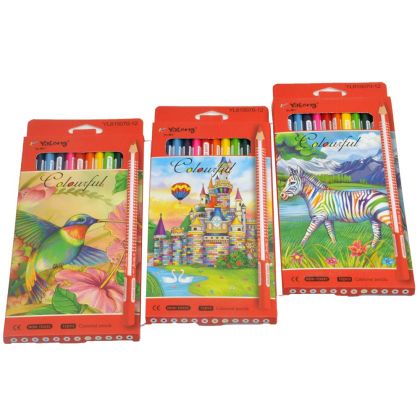 Цветни моливи 12 цв. дълги 815070-12