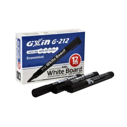 Маркер за бяла дъска GXIN 212/213 черен