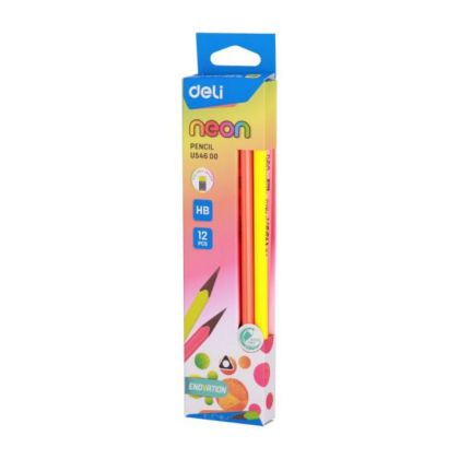 Молив HB с гума Deli Neon 54600