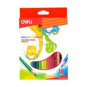 Цветни моливи Deli Color Emotion 18цв. 00210