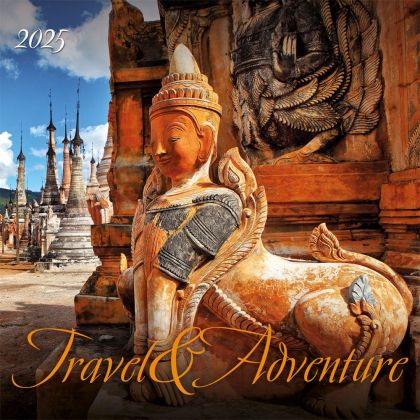 Календар стенен Офис Маркет 12л. Travel&Adventure 2025