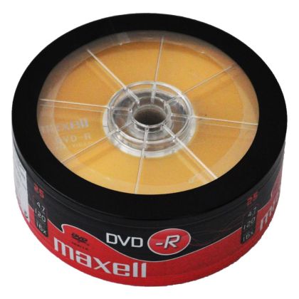 Дискове Maxell DVD-R фолио 25бр.