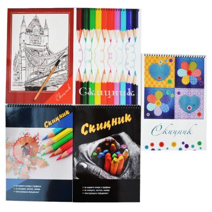 Скицник спирала лукс 23/33 20л. Т-в