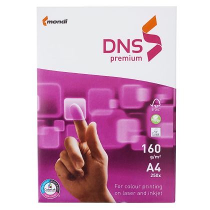 Картон А4 бял 160гр. 250л. DNS Premium