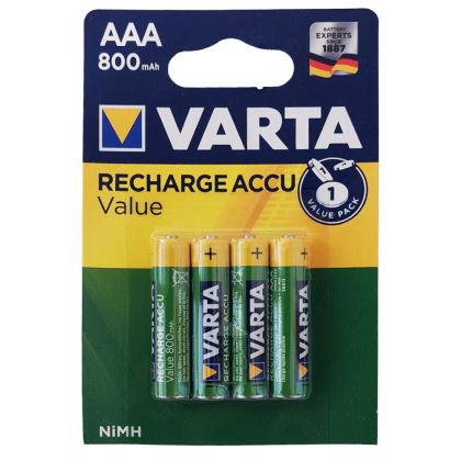 Батерия Varta акумулаторна 800 mAh R3 AAА