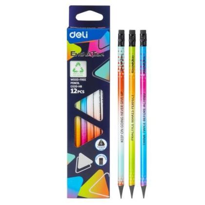 Молив Deli Enovation ЕC020 HB триъгълен