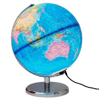 Глобус 25 см. светещ на английски USB/сензор вкл.