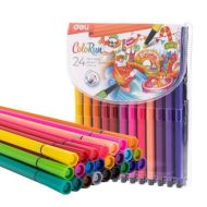 Флумастери 24цв. Deli Colorun PVC EC157-24