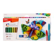 Пастели 24 цв. пластик Deli Color Emotion 20020
