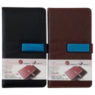 Тефтер кожа с магнит 9.3/17 см 210-48 140л.