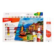Темперни бои Deli Gouache EC11-12 12цв.12мл.