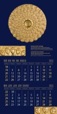 Календар стенен Офис Маркет 6 л. Панагюрско съкровище 2025