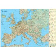 КАРТА ЕВРОПА СТЕННА 70/100 ФИЗИЧЕСКА