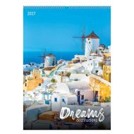 Календар стенен БГ календар 13л. Dreams destinations 2027