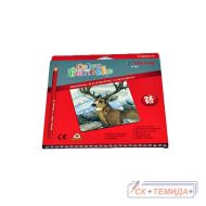 Цветни моливи 24цв. дълги 83018-24