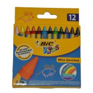 Пастели 12цв. Бик восъчни Wax crayons
