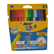 Флумастери Бик Visa 12цв.
