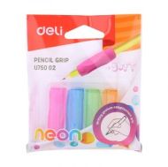 Грип за молив Deli Neon 75002 оп. 4цв неонови цветове