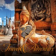 Календар стенен Офис Маркет 12л. Travel&Adventure 2025