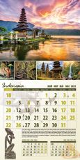 Календар стенен Офис Маркет 12л. Travel&Adventure 2025