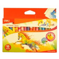 Пастели восъчни 18 цв. Deli Colorun 20810