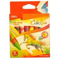 Пастели восъчни 8 цв. Deli Colorun джъмбо 20990