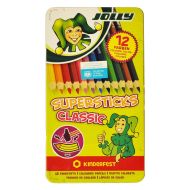 Цветни моливи Jolly 12 цв. в метална кутия 229566 3,8мм