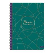 Тетрадка голям формат 150л. спирала твърда корица Lastva Magic офсет 70гр. 560795