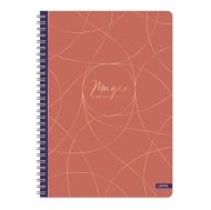 Тетрадка малък формат 200л. спирала твърда корица Lastva Magic офсет 70гр. 560818