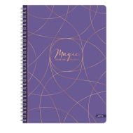 Тетрадка малък формат 200л. спирала твърда корица Lastva Magic офсет 70гр. 560818